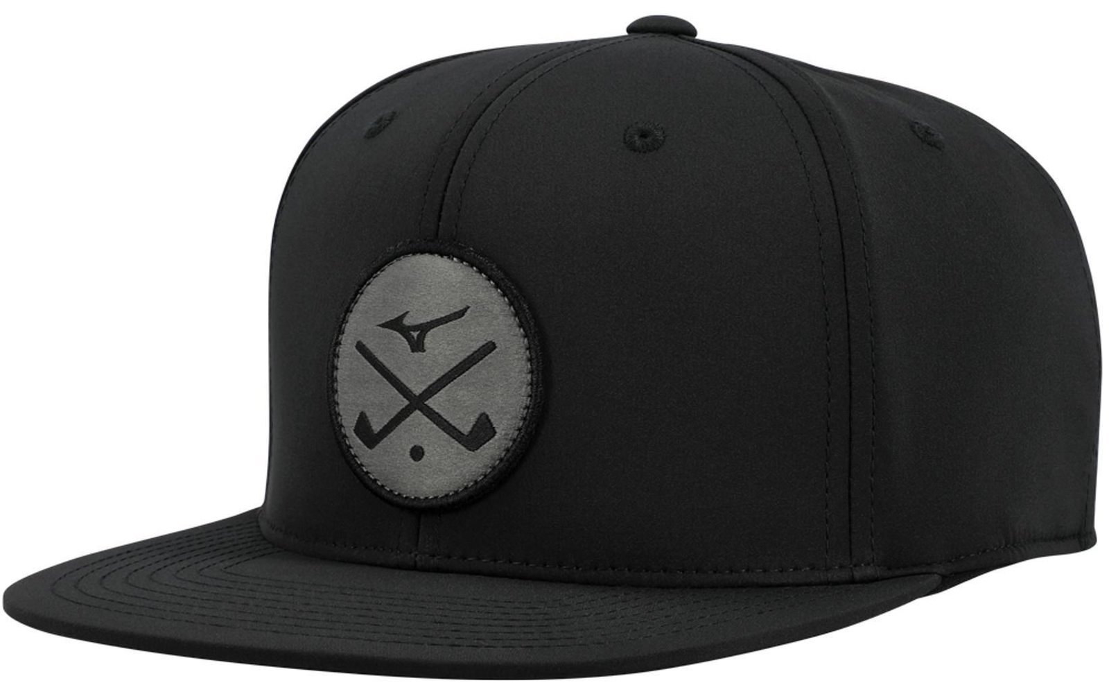 Mizuno Crossed Clubs Snapback golfpet, zwart