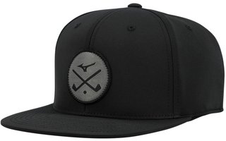 Mizuno Crossed Clubs Snapback golfpet, zwart