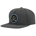 Mizuno Crossed Clubs Snapback golfpet, charcoal