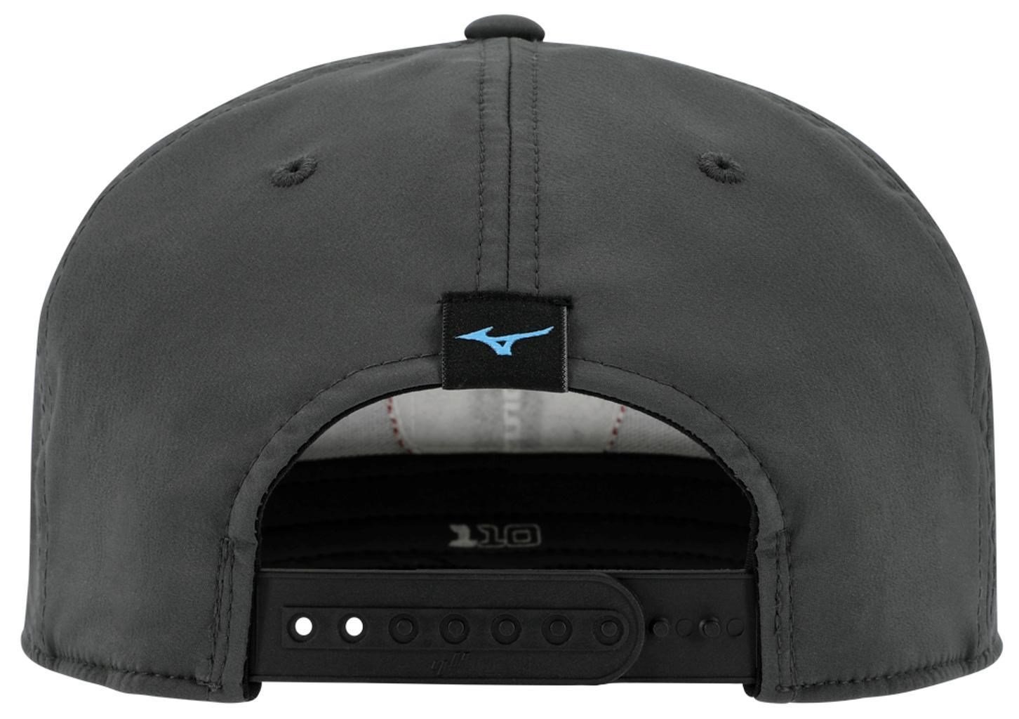 Mizuno Crossed Clubs Snapback golfpet, charcoal
