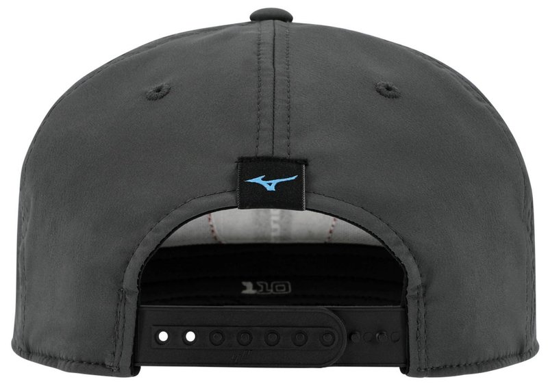 Mizuno Crossed Clubs Snapback golfpet, charcoal