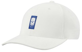 Mizuno Fresh Marble heren kšiltovka, wit/staff