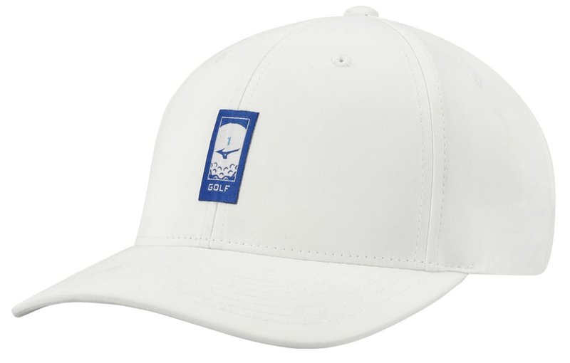 Mizuno Fresh Marble heren kšiltovka, wit/staff