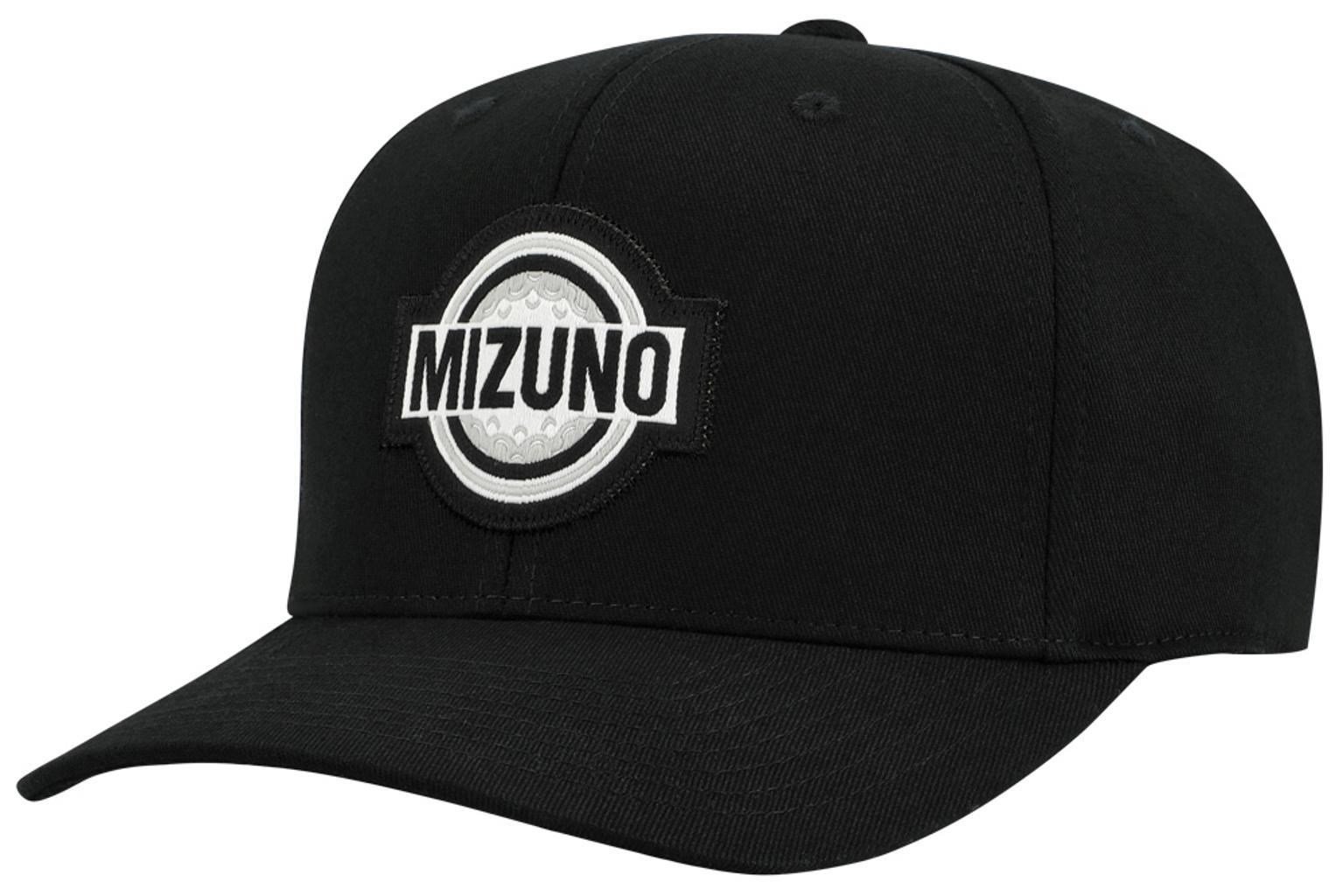 Mizuno Patch Snapback heren golfpet, zwart