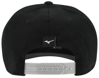 Mizuno Patch Snapback heren golfpet, zwart