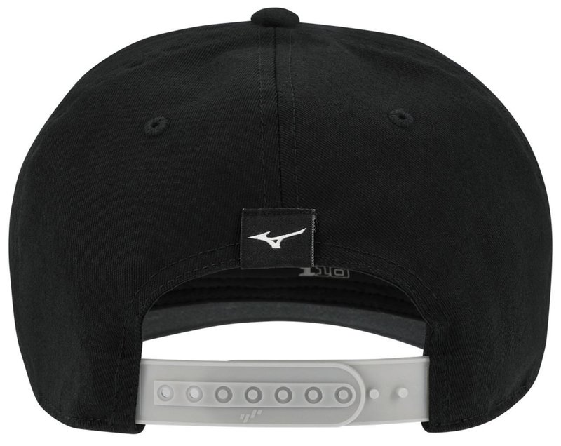 Mizuno Patch Snapback heren golfpet, zwart