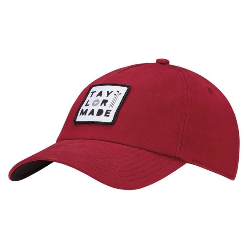 TaylorMade 5 panel heren pet, rood