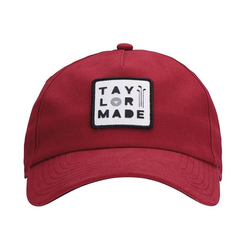 TaylorMade 5 panel heren pet, rood