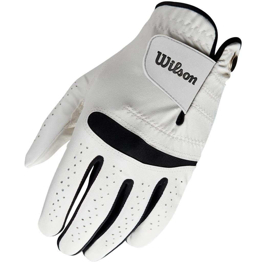 Wilson Feel Plus heren golfhandschoen, wit