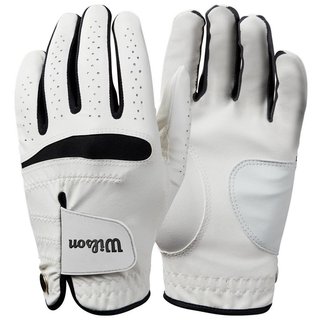 Wilson Feel Plus heren golfhandschoen, wit