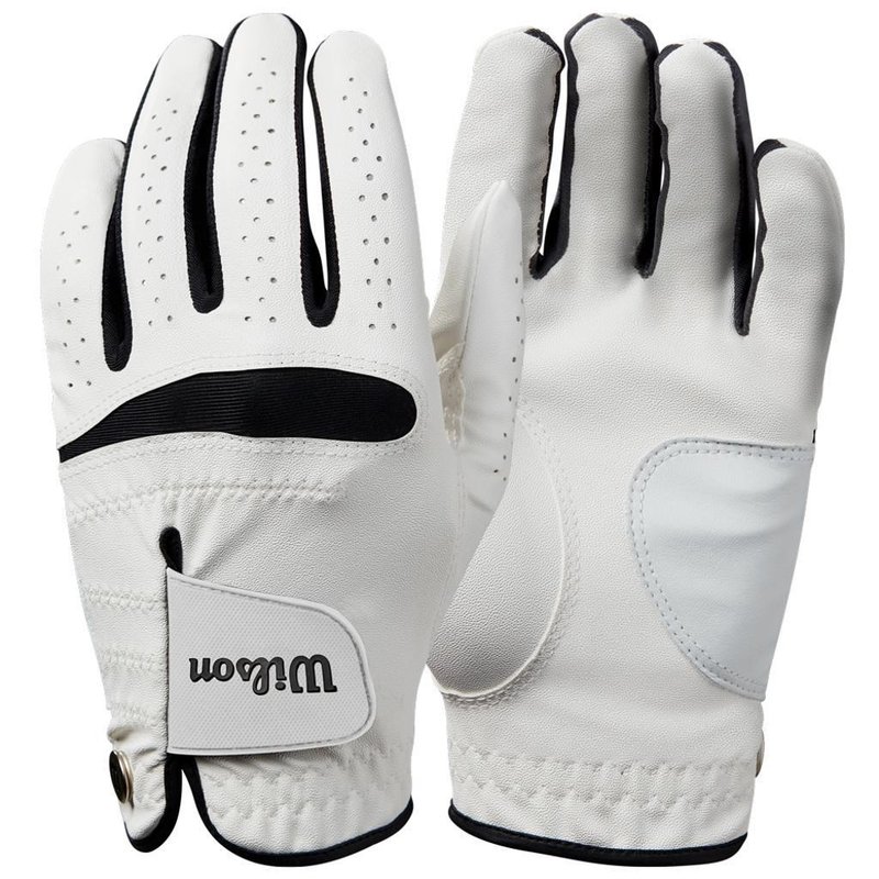 Wilson Feel Plus heren golfhandschoen, wit