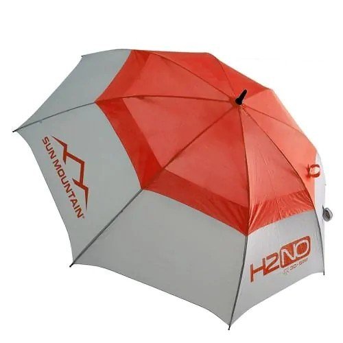Sun Mountain H2NO 30SPF paraplu 68", rush red/cadet