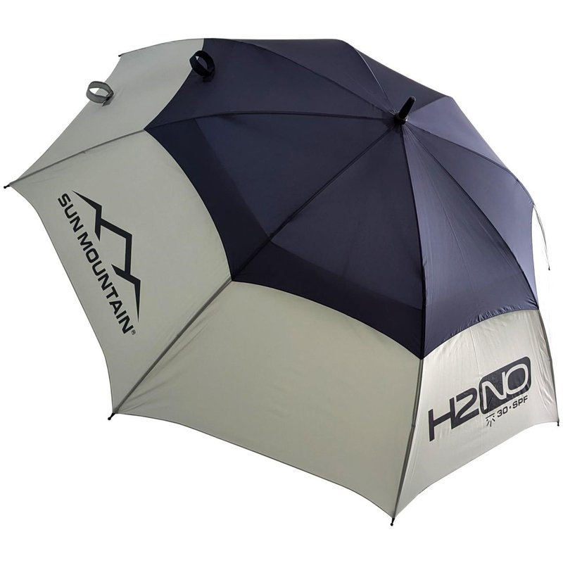 Sun Mountain H2NO 30SPF paraplu 68", nikkel/cadet, donkerblauw
