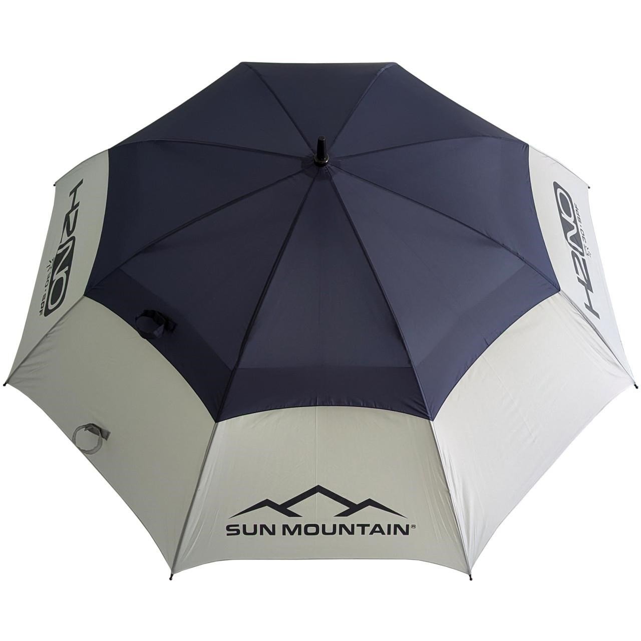 Sun Mountain H2NO 30SPF paraplu 68", nikkel/cadet, donkerblauw