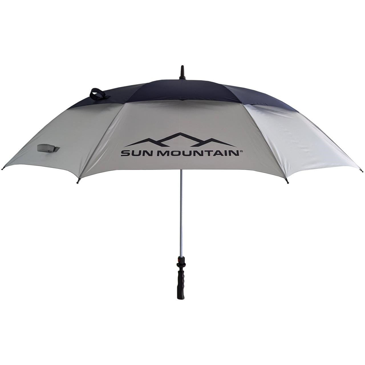 Sun Mountain H2NO 30SPF paraplu 68", nikkel/cadet, donkerblauw