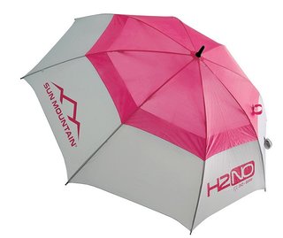 Sun Mountain H2NO 30SPF paraplu 68", hot pink/cadet