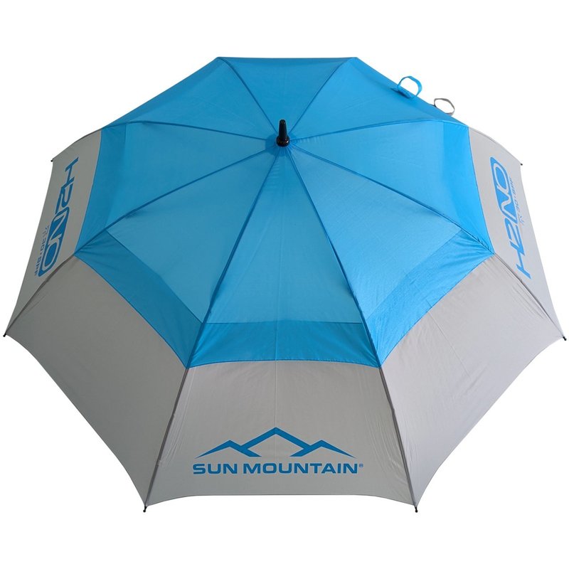 Sun Mountain H2NO 30SPF paraplu 68", surf/cadet, lichtblauw
