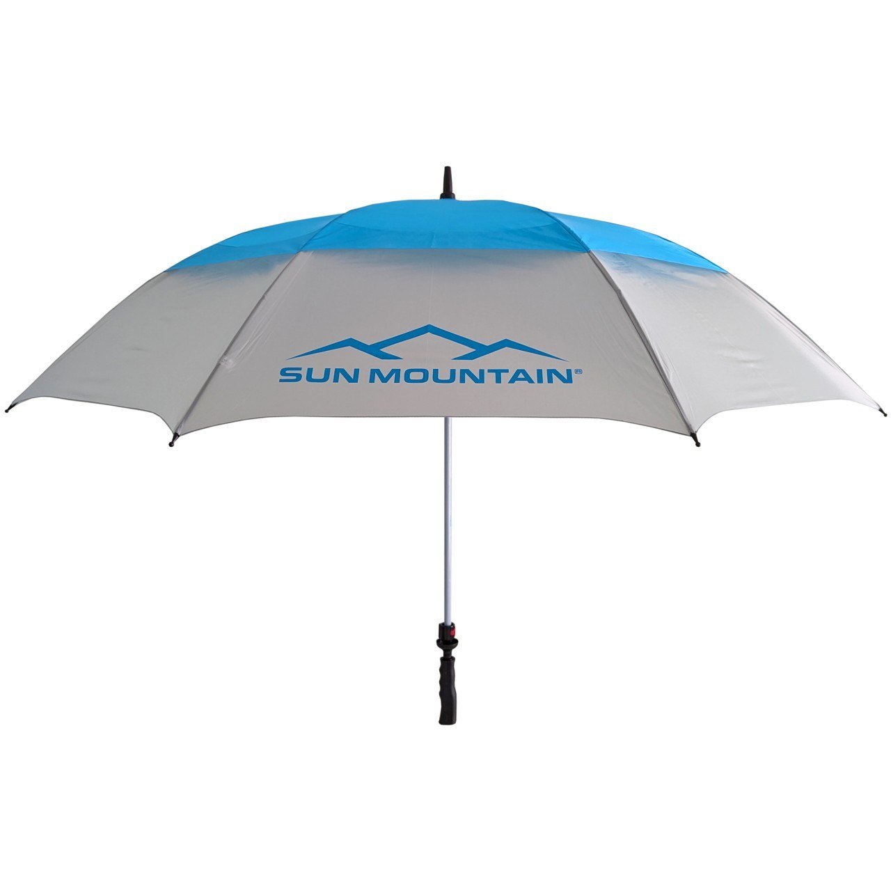 Sun Mountain H2NO 30SPF paraplu 68", surf/cadet, lichtblauw