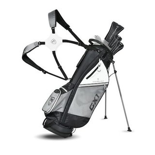 Masters GX1 Gts heren golf set, staal, + stand bag, zwart/grijs/wit