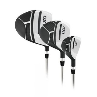 Masters GX1 Gts heren golf set, staal, + stand bag, zwart/grijs/wit