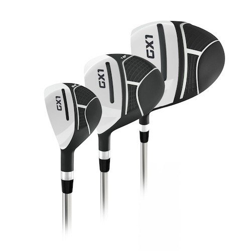 Masters GX1 Gts heren golf set, staal, MLH + stand bag, zwart/grijs/wit