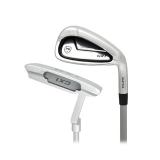Masters GX1 ladies halve golfset, grafiet + cart bag