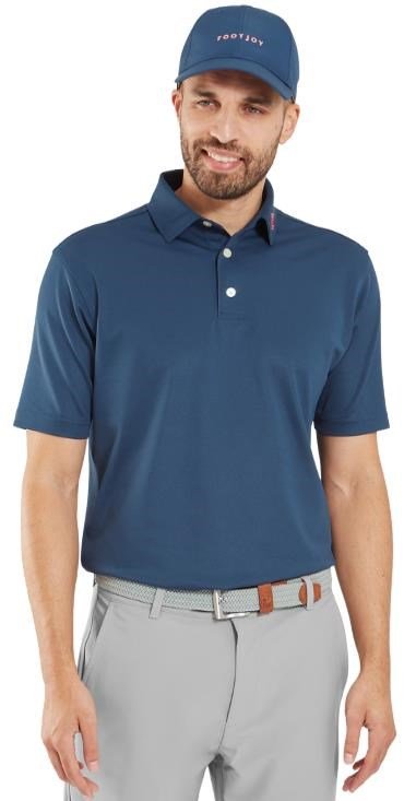 FootJoy Fashion heren golfpet, dark denim/pink lemonade