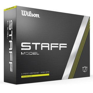 Wilson Staff Model 2025 golfballen, geel