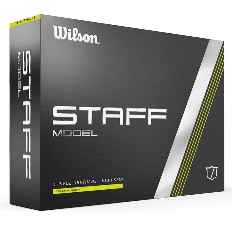 Wilson Staff Model 2025 golfballen, geel