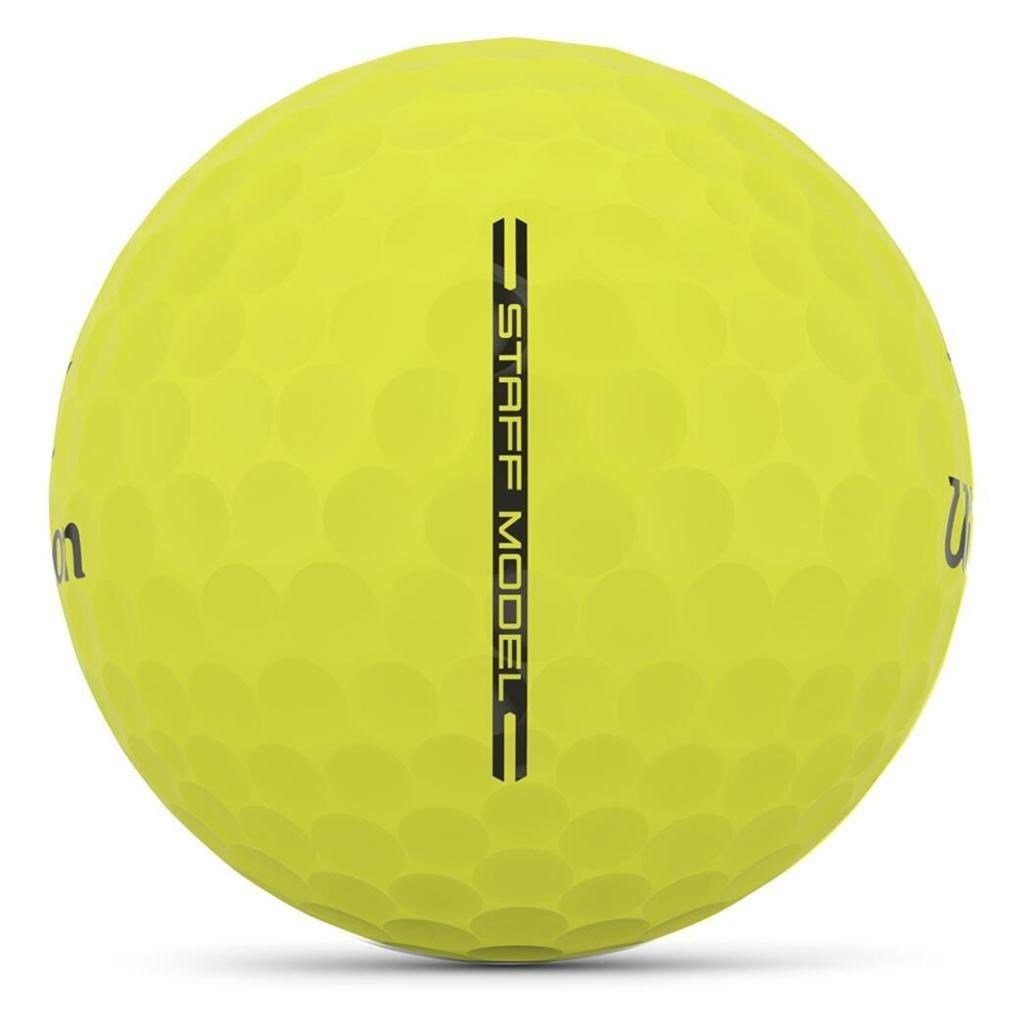 Wilson Staff Model 2025 golfballen, geel