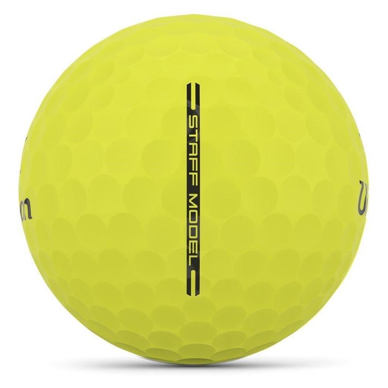 Wilson Staff Model 2025 golfballen, geel
