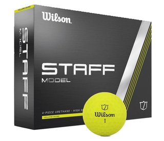 Wilson Staff Model 2025 golfballen, geel