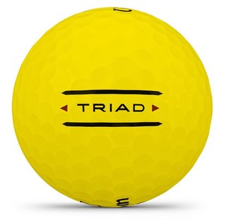 Wilson Triad golfballen 2025 (12 stuks), geel