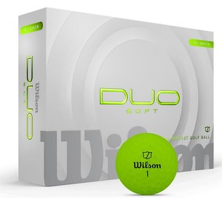 Wilson Duo Soft golfballen, groen