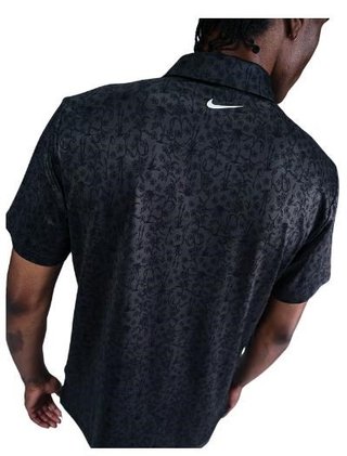 Nike Tour heren polo, antraciet/wit