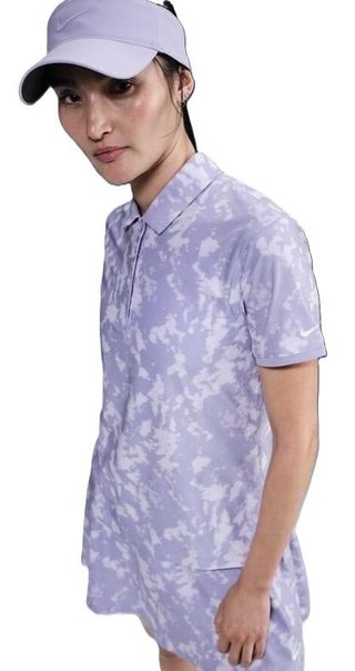 Nike Dri-Fit Victory dames polo, lilac ice/white