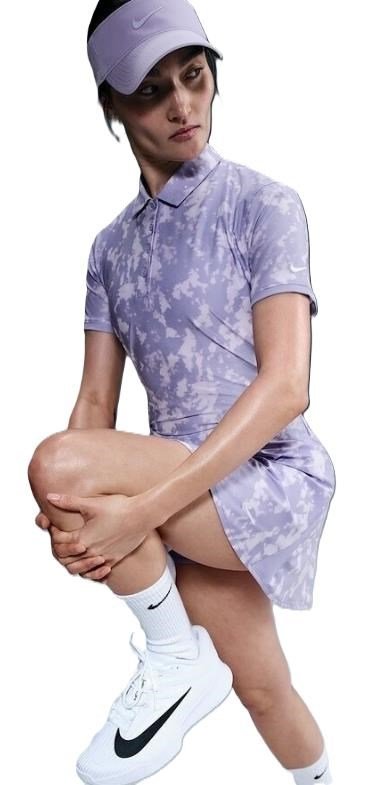 Nike Dri-Fit Victory dames polo, lilac ice/white