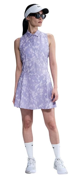 Nike Dri-Fit Victory dames polo, lilac ice/white