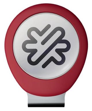 Pitchfix Hatclip ballmarker, rood