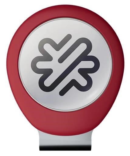 Pitchfix Hatclip ballmarker, rood