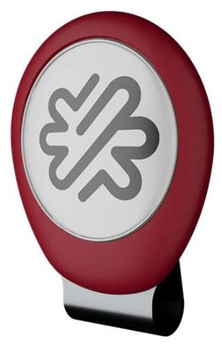 Pitchfix Hatclip ballmarker, rood