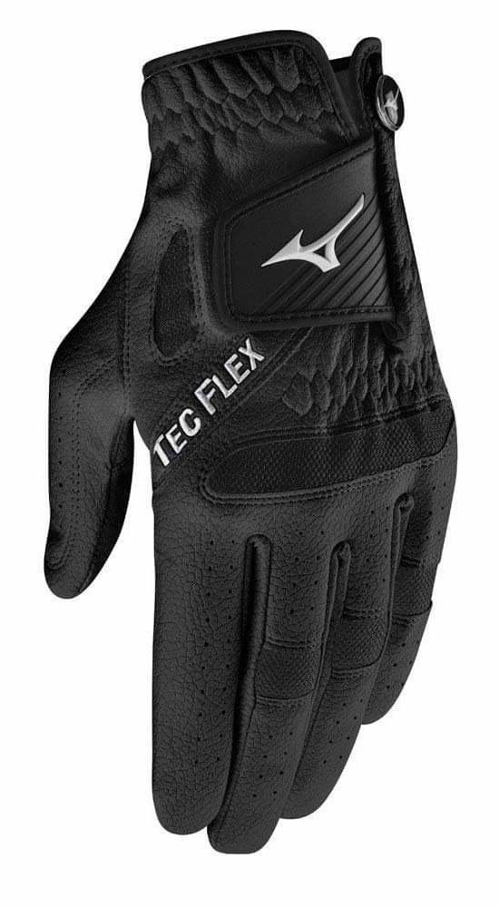 Mizuno TecFlex heren golfhandschoen, zwart