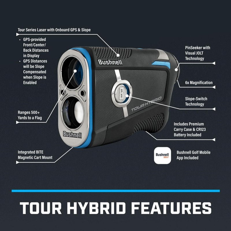 Bushnell Tour Hybrid laser afstandsmeter (Slope)