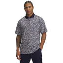 Under Armour Matchplay Printed heren polo, blauw/bloem