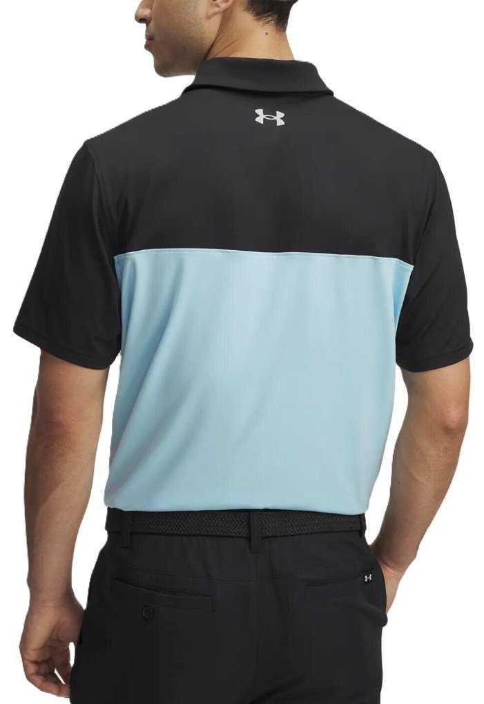 Under Armour T2G Color Block heren polo, zwart