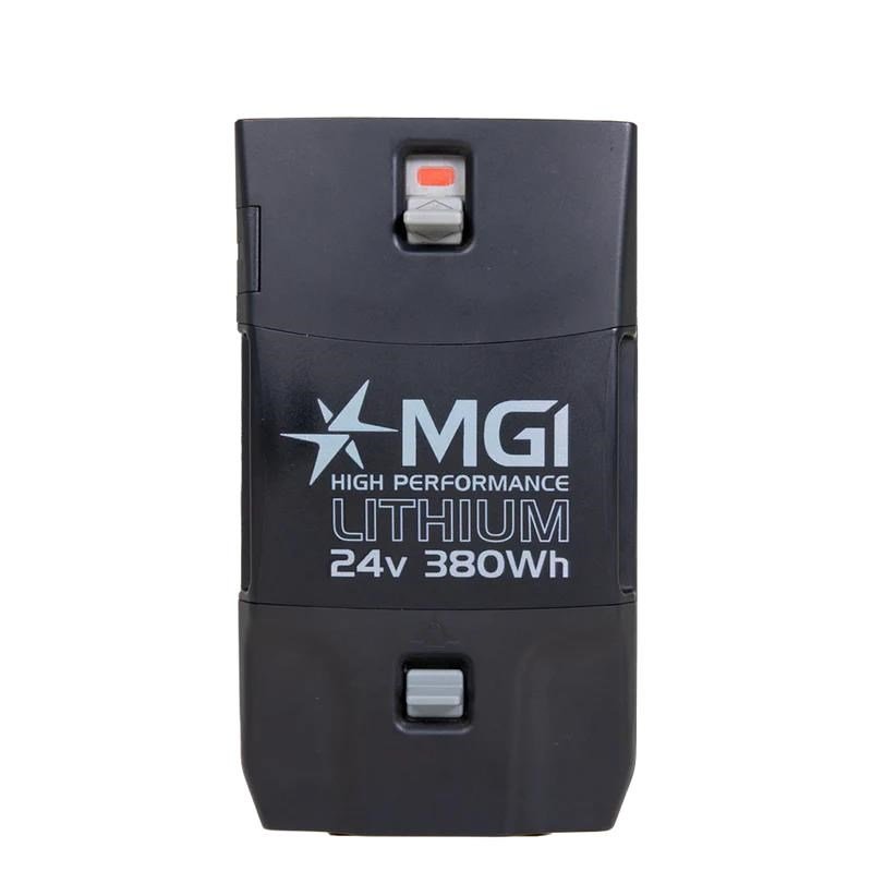 MGI AI Battery - Lithium 24V 380Wh (36 holes), zwart