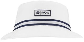 TaylorMade Vintage Twill Bucket hoed, wit