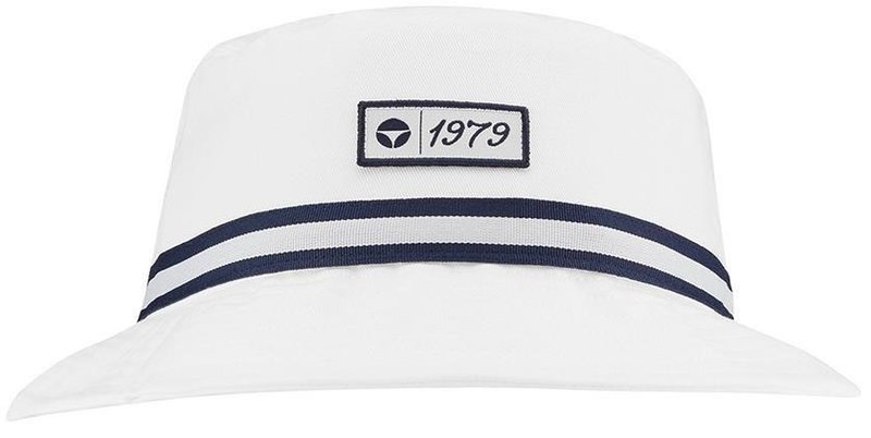 TaylorMade Vintage Twill Bucket hoed, wit
