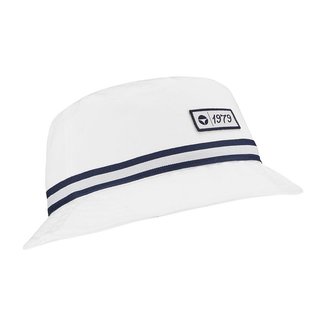 TaylorMade Vintage Twill Bucket hoed, wit