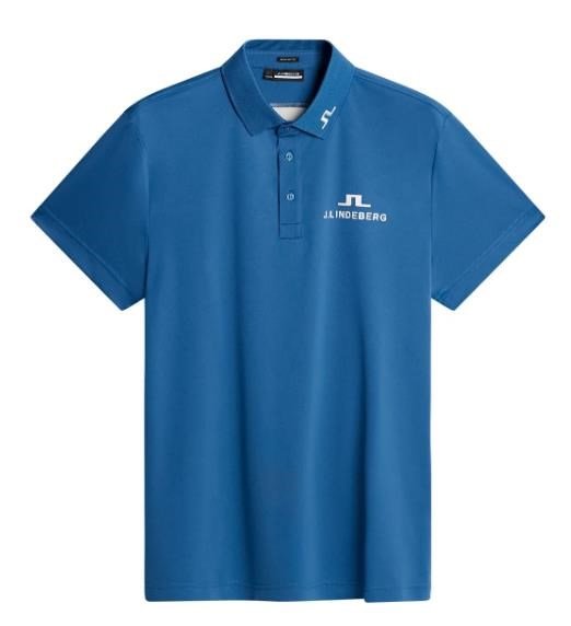 J.Lindeberg KV Tour Golf heren polo, donkerblauw